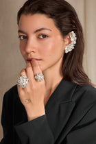 Flower Bouquet Full Ear Cuff