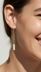 Threader Gold Earrings