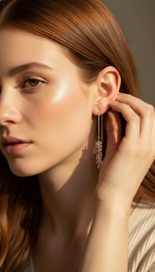 Threader Gold Earrings