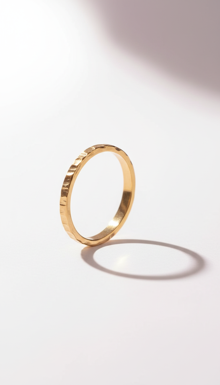 Delicate Thin Stackable Gold Ring