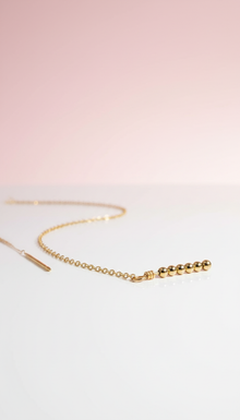 Threader Gold Earrings