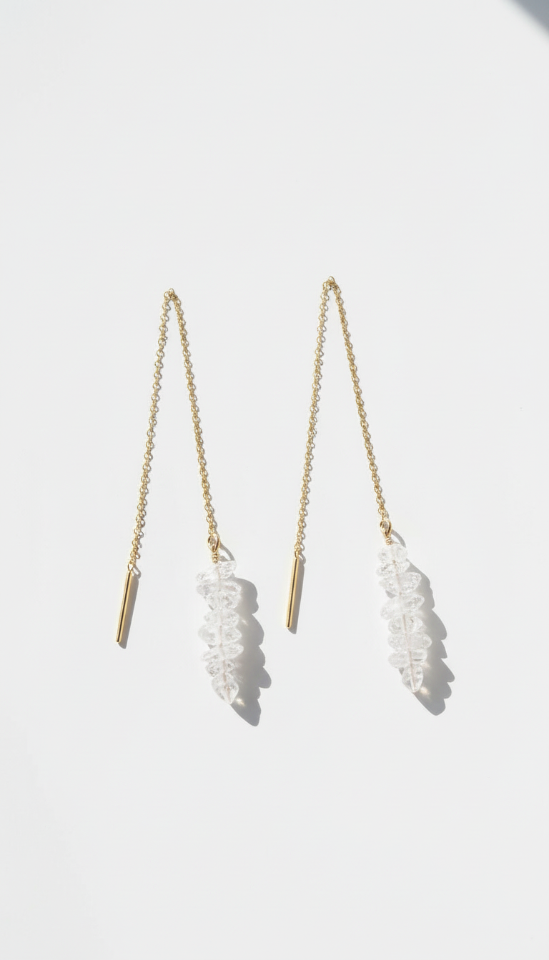 Threader Gold Earrings