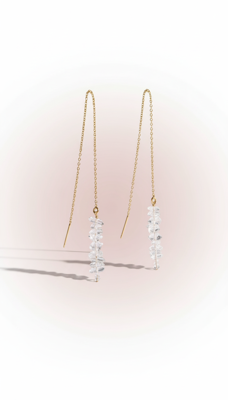 Threader Gold Earrings