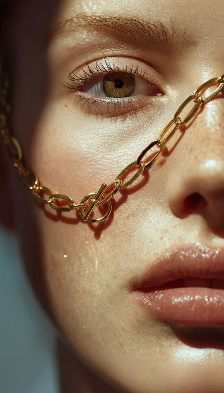 Thick Paperclip Chain Toggle Chocker