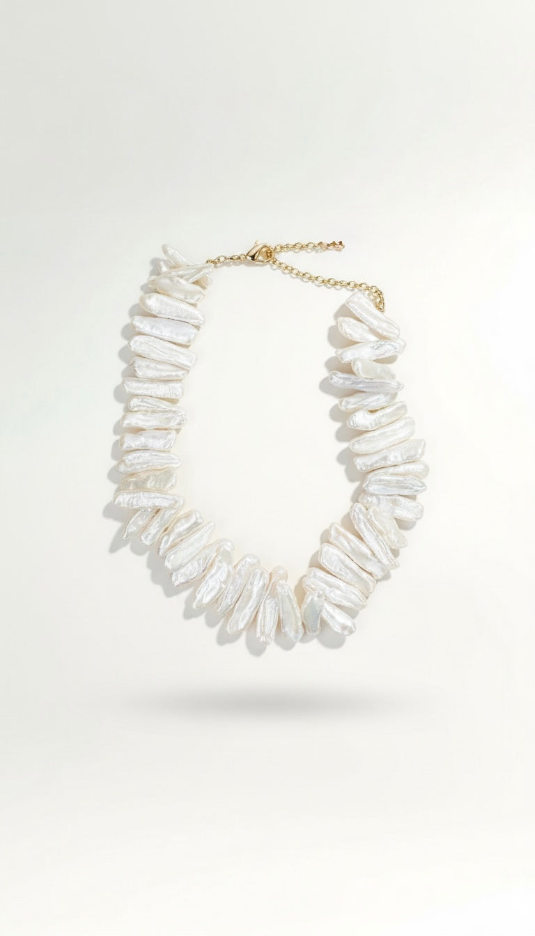 Biwa Choker Necklace