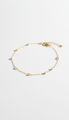 Tiny Oval Dainty Gold Necklace