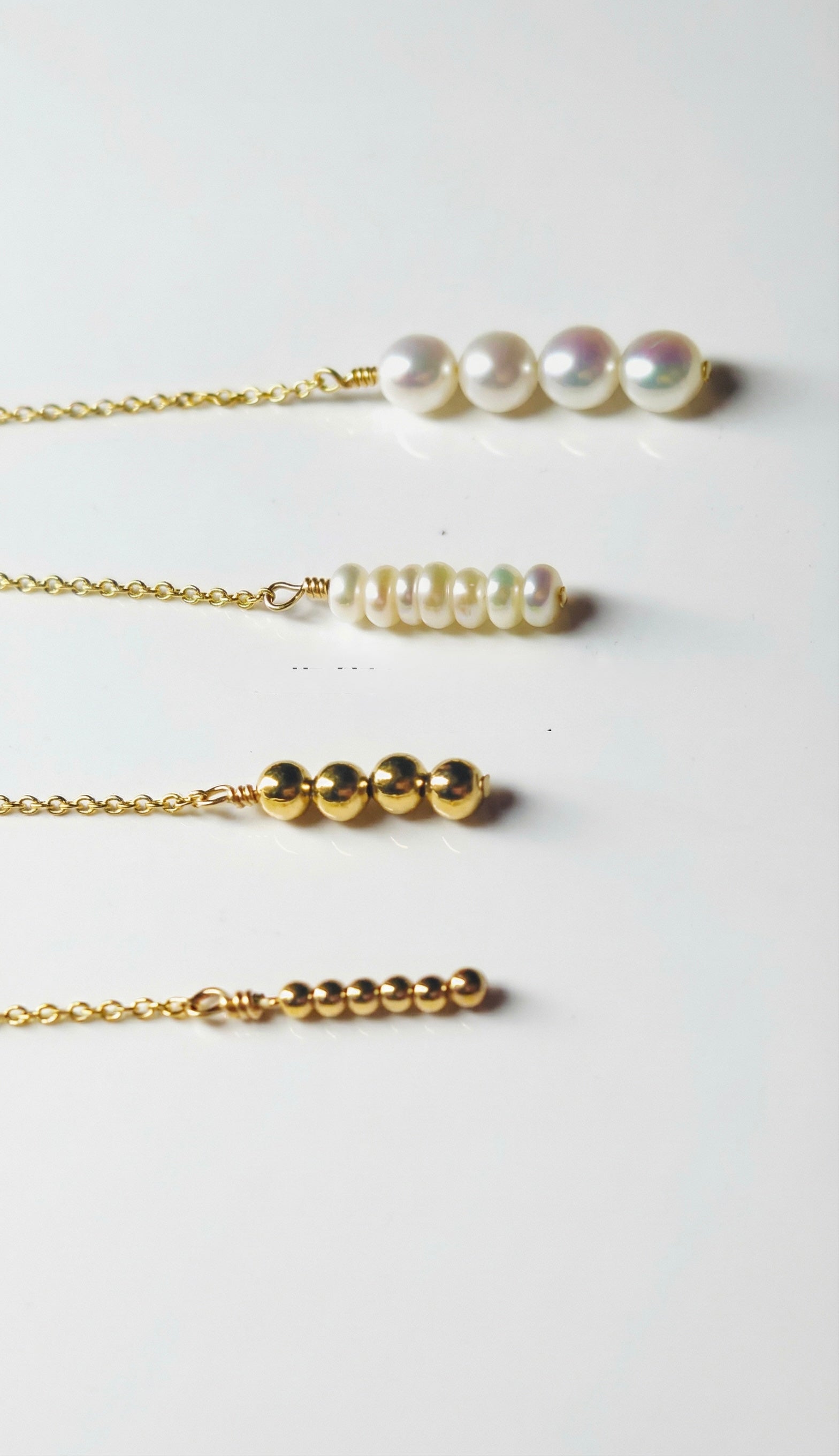 Threader Gold Earrings